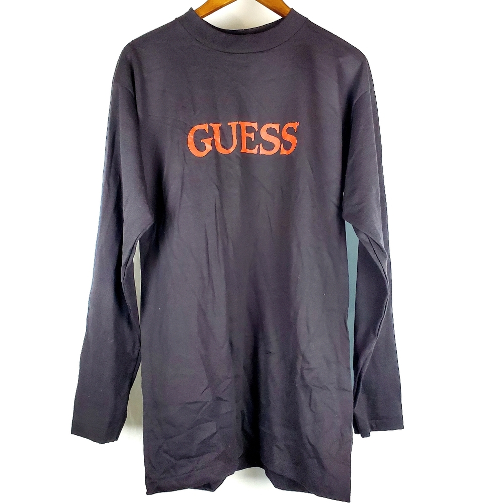 Vintage Guess By Georges Marciano Single Stitch Long Sleeve Shirt